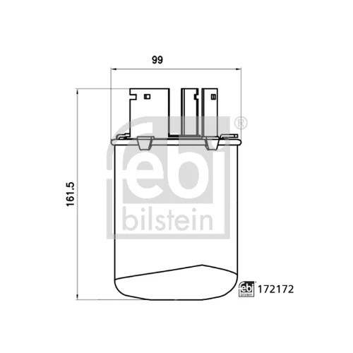 Palivový filter FEBI BILSTEIN 172172 - obr. 2