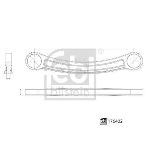 Rameno zavesenia kolies 176402 (FEBI Bilstein) - obr. 2