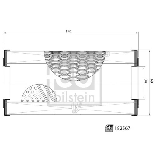 Olejový filter FEBI BILSTEIN 182567