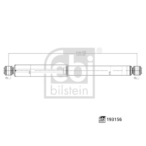 Tlmič pérovania FEBI BILSTEIN 193156