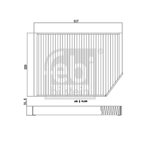 Filter vnútorného priestoru FEBI BILSTEIN 174437 - obr. 2