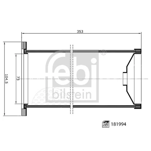 Vzduchový filter FEBI BILSTEIN 181994