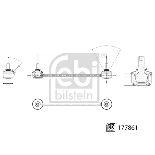 Tyč/Vzpera stabilizátora FEBI BILSTEIN 177861 - obr. 2