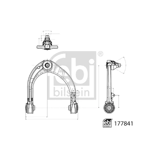 Rameno zavesenia kolies FEBI BILSTEIN 177841 - obr. 1