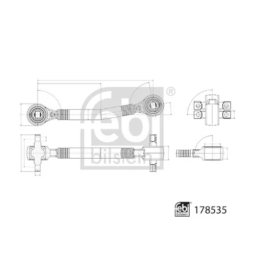 Rameno zavesenia kolies FEBI BILSTEIN 178535 - obr. 2