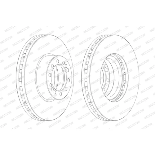 Brzdový kotúč FERODO FCR257A