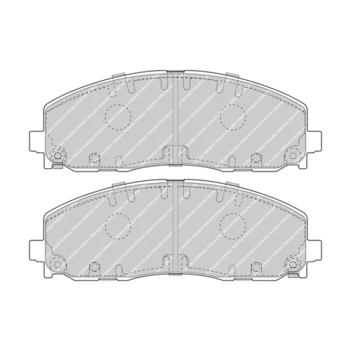 Sada brzdových platničiek kotúčovej brzdy FERODO FDB4785 - obr. 2