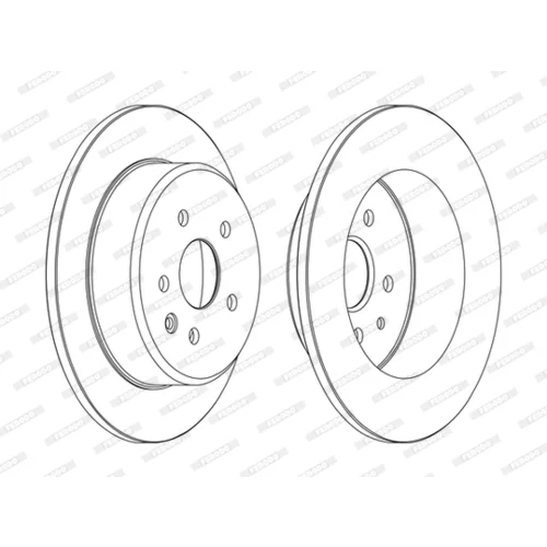 Brzdový kotúč FERODO DDF1499C