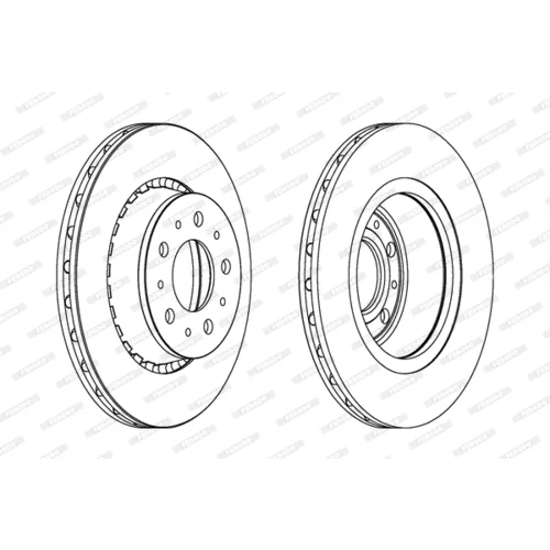 Brzdový kotúč FERODO DDF194