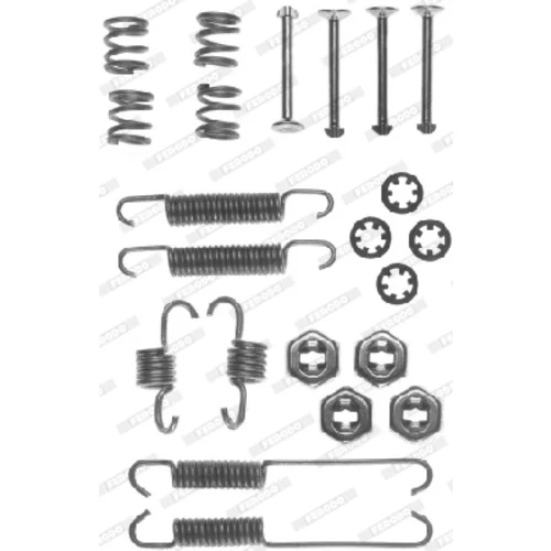 Sada príslušenstva brzdovej čeľuste FERODO FBA53 - obr. 1