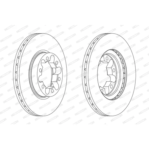 Brzdový kotúč FERODO FCR339A