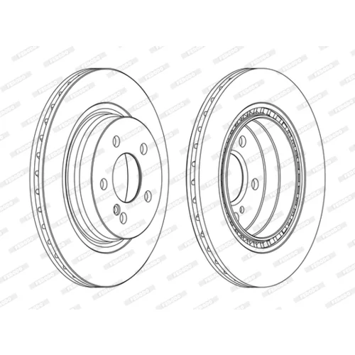 Brzdový kotúč FERODO DDF1700C