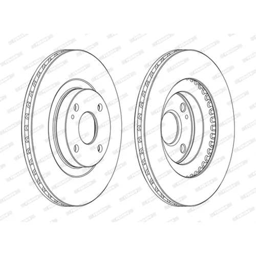 Brzdový kotúč FERODO DDF1839C