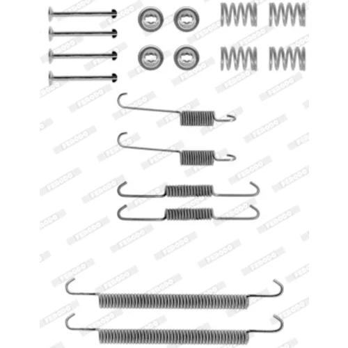 Sada príslušenstva brzdovej čeľuste FERODO FBA203 - obr. 1