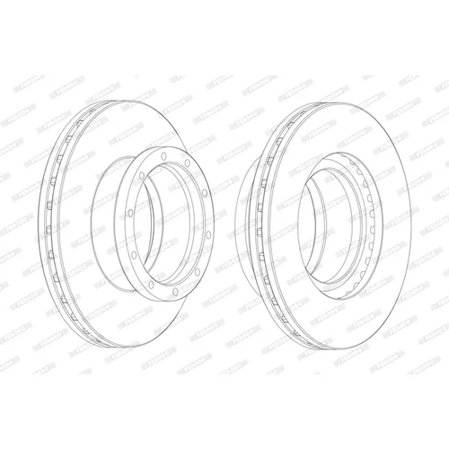 Brzdový kotúč FERODO FCR145A