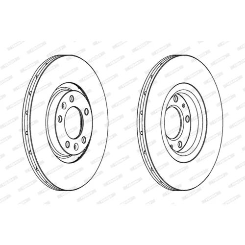 Brzdový kotúč FERODO DDF1652C