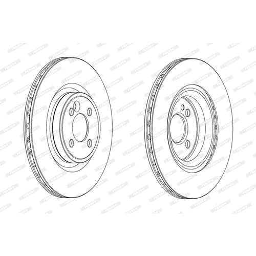 Brzdový kotúč FERODO DDF2127C - obr. 2