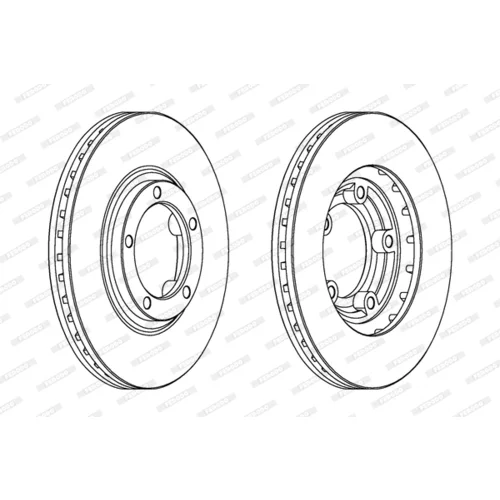 Brzdový kotúč FERODO DDF1822