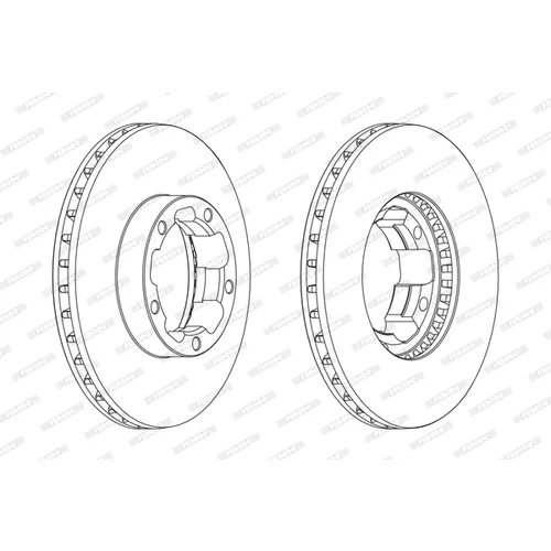 Brzdový kotúč FERODO FCR261A