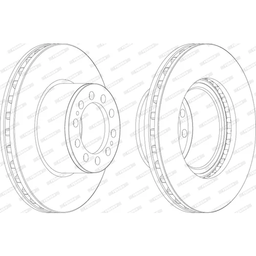 Brzdový kotúč FCR323A /FERODO/