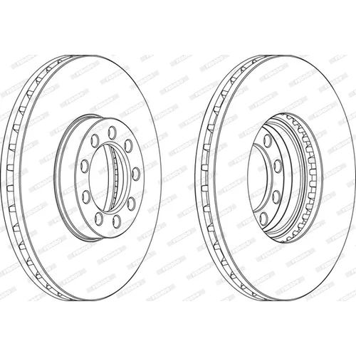 Brzdový kotúč FERODO FCR329A