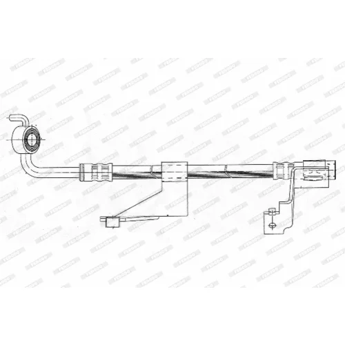 Brzdová hadica FERODO FHY2175 - obr. 1