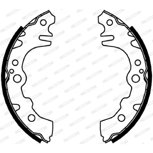 Sada brzdových čeľustí FERODO FSB4039