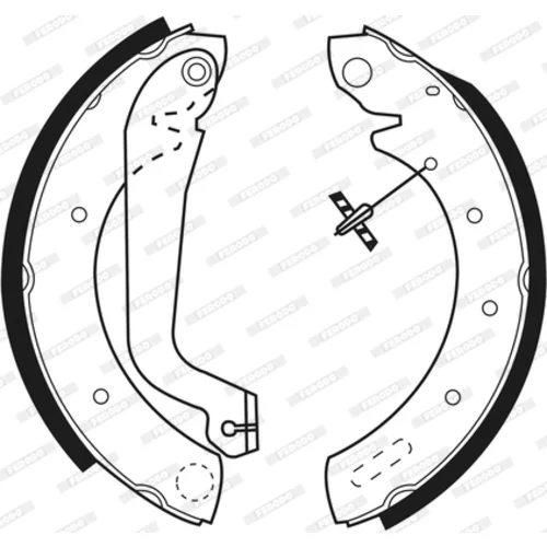 Sada brzdových čeľustí FERODO FSB517 - obr. 3