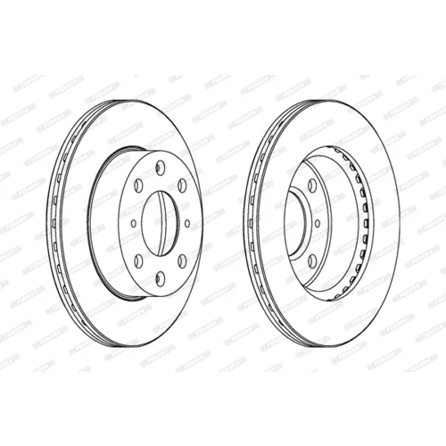 Brzdový kotúč FERODO DDF289