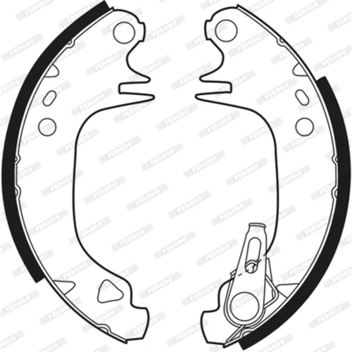 Sada brzdových čeľustí FERODO FSB188 - obr. 2