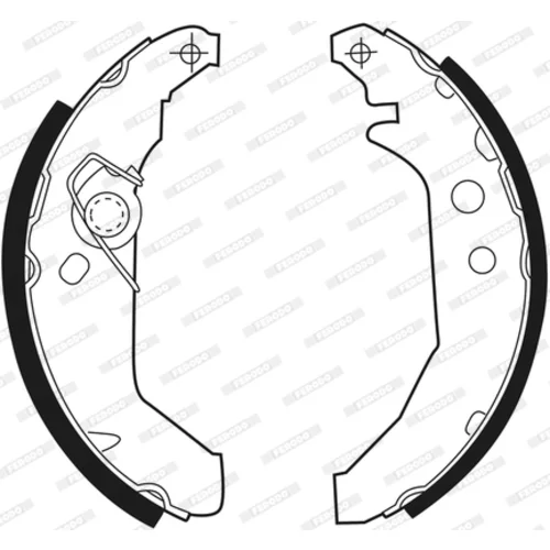Sada brzdových čeľustí FERODO FSB265 - obr. 1