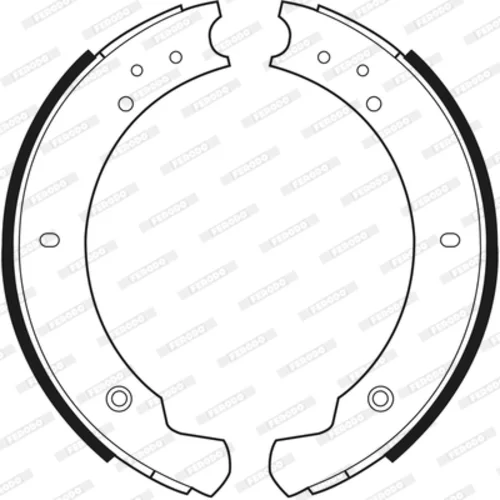 Sada brzdových čeľustí FERODO FSB365 - obr. 3