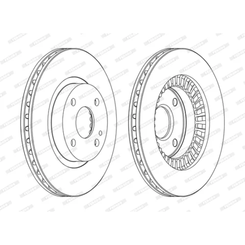 Brzdový kotúč FERODO DDF1105C