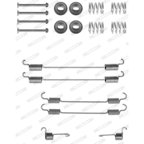 Sada príslušenstva brzdovej čeľuste FERODO FBA211