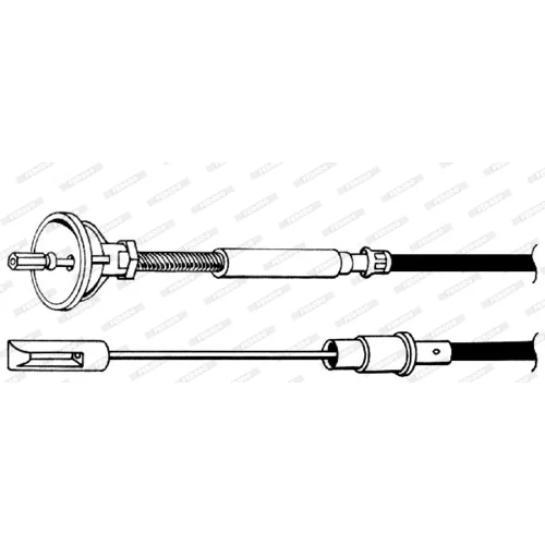 Lanko ovládania spojky FERODO FCC421117 - obr. 1