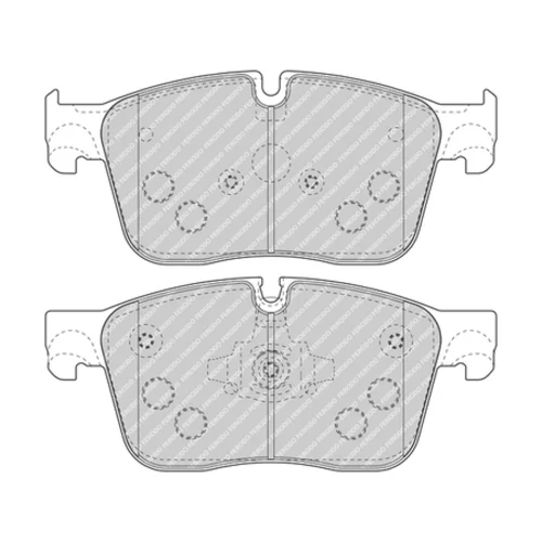 Sada brzdových platničiek kotúčovej brzdy FERODO FDB4894 - obr. 1