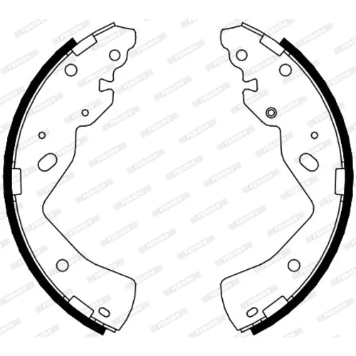 Sada brzdových čeľustí FERODO FSB4079 - obr. 1