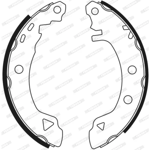 Sada brzdových čeľustí FERODO FSB553 - obr. 3