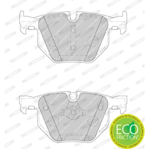 Sada brzdových platničiek kotúčovej brzdy FERODO FDB1748 - obr. 3