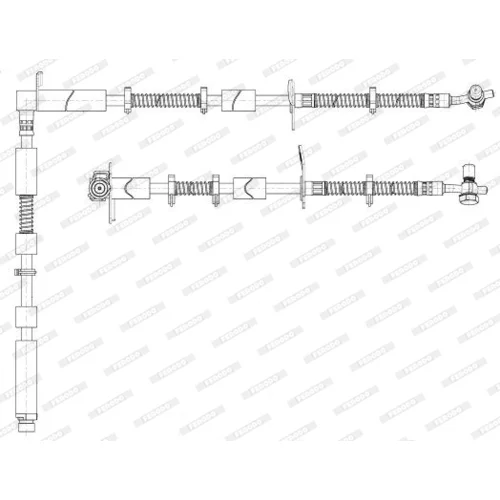 Brzdová hadica FERODO FHY3391 - obr. 1
