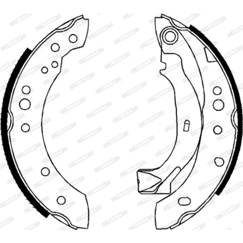 Sada brzdových čeľustí FERODO FSB626 - obr. 3