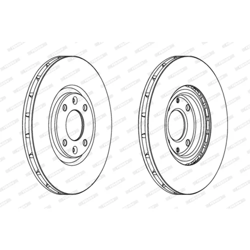 Brzdový kotúč FERODO DDF1676C - obr. 2
