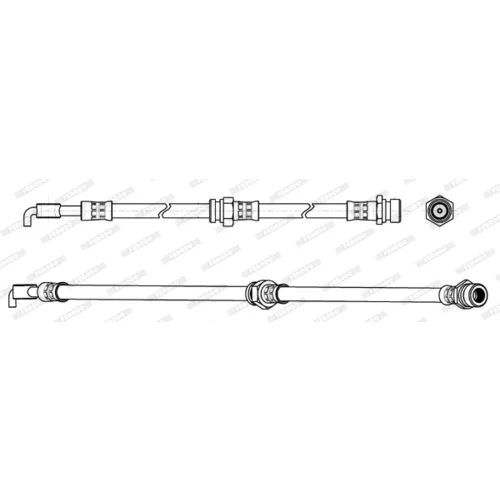 Brzdová hadica FERODO FHY2816