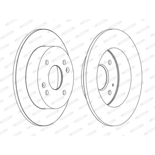 Brzdový kotúč FERODO DDF1488C
