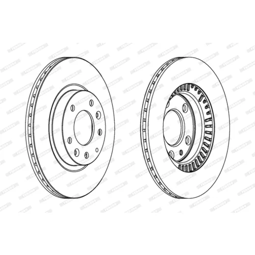 Brzdový kotúč FERODO DDF1657