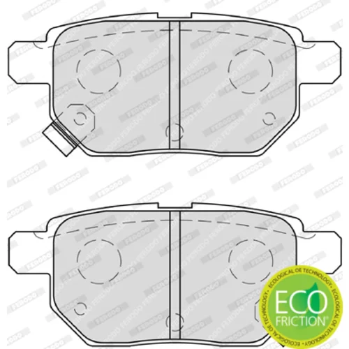 Sada brzdových platničiek kotúčovej brzdy FERODO FDB4042 - obr. 3