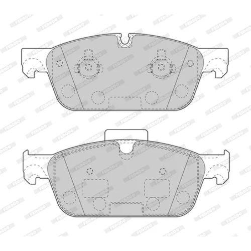 Sada brzdových platničiek kotúčovej brzdy FERODO FDB4693 - obr. 5