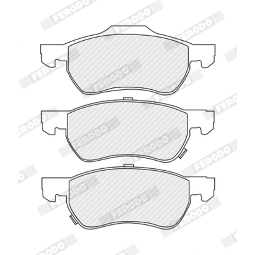 Sada brzdových platničiek kotúčovej brzdy FERODO FDB4900