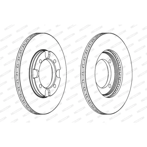 Brzdový kotúč FERODO DDF293