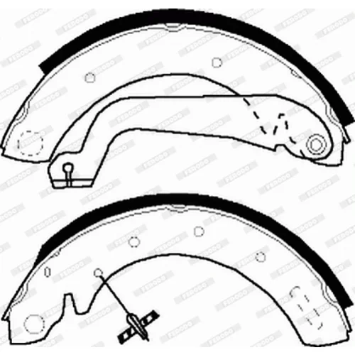 Sada brzdových čeľustí FERODO FSB517 - obr. 4